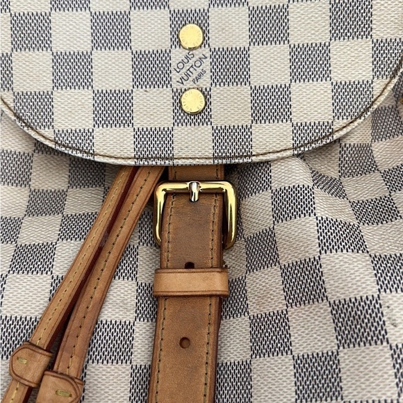 Authentic Louis Vuitton damier azur Backpack - Picture 7 of 11